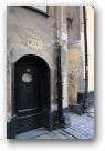 Doorway and street signs