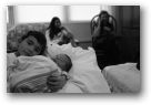 Austin chills with Adison while Mom calls Tom